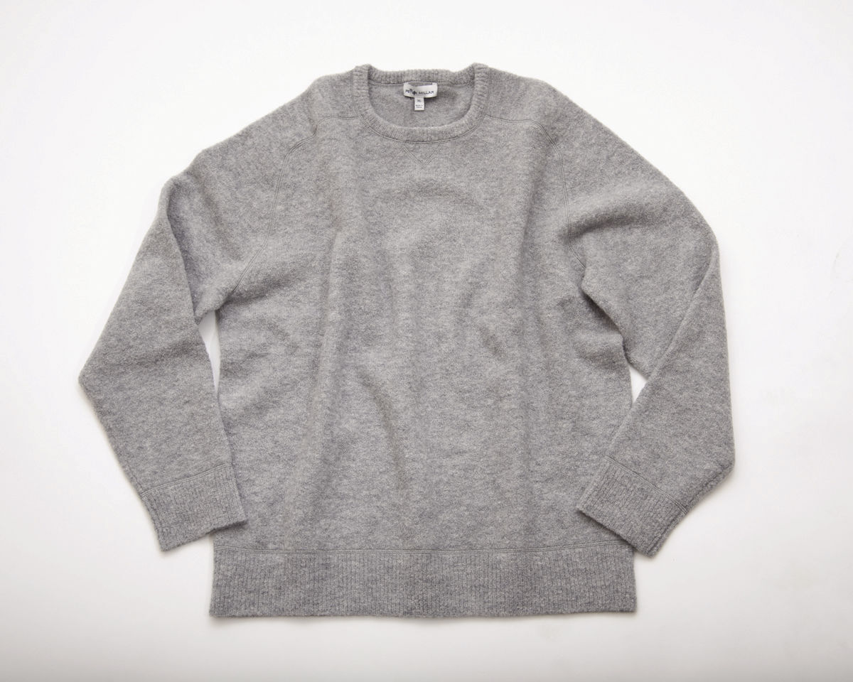 Peter Millar’s Raglan Boucle Crewneck Sweater